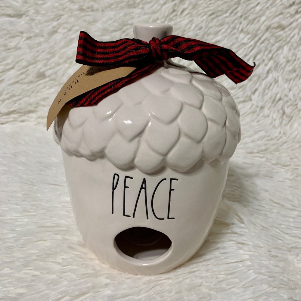 Rae Dunn"PEACE" Acorn Birdhouse